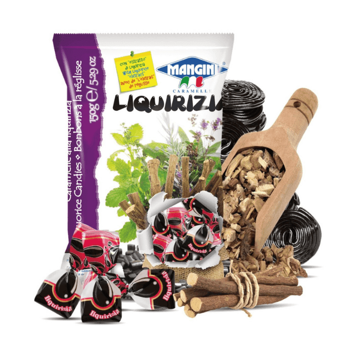Mangini Liquorice Candy, 5.29 oz Sweets & Snacks Mangini