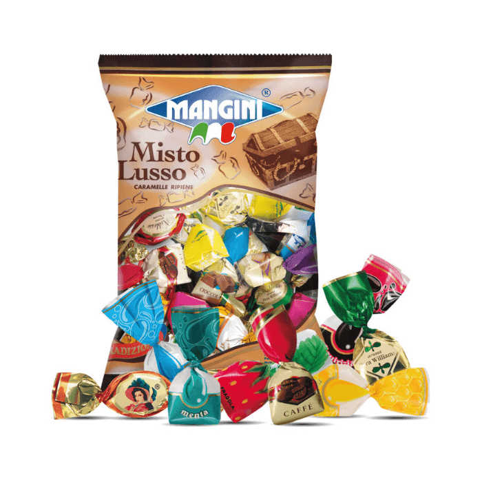 Mangini Misto Lusso Assorted Filled Caramel Candy, 5.29 oz Sweets & Snacks Mangini
