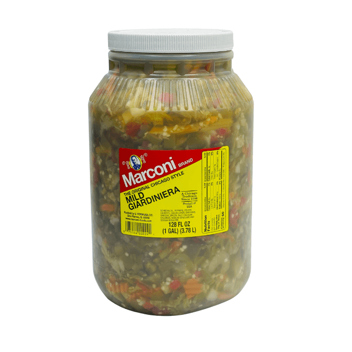 Marconi Mild Giardiniera, 1 Gallon Fruits & Veggies Marconi