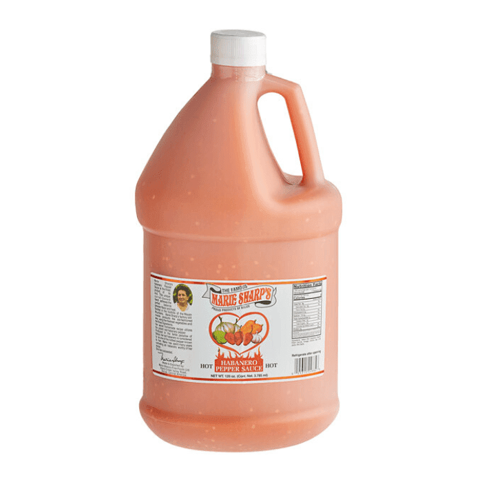 Marie Sharp's Hot Habanero Pepper Sauce, 1 Gal Sauces & Condiments Marie Sharp's