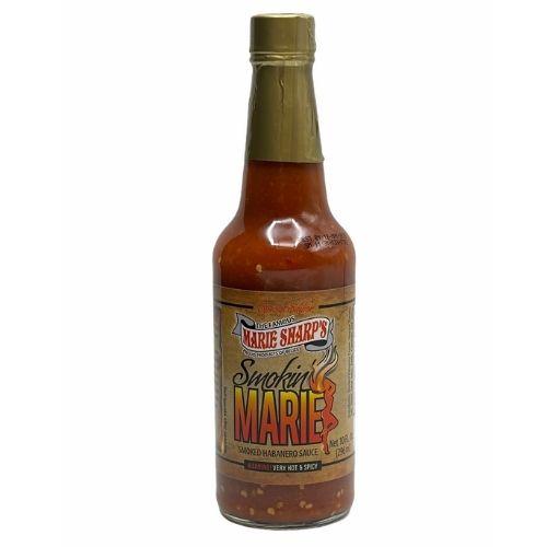 Marie Sharp’s Smokin’ Marie Habanero Pepper Sauce, 10 oz Sauces & Condiments Marie Sharp's