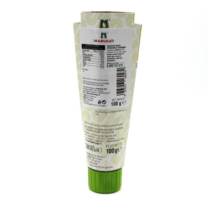 Marullo Pistachio Paste in Tube, 3.52 oz Pantry Marullo