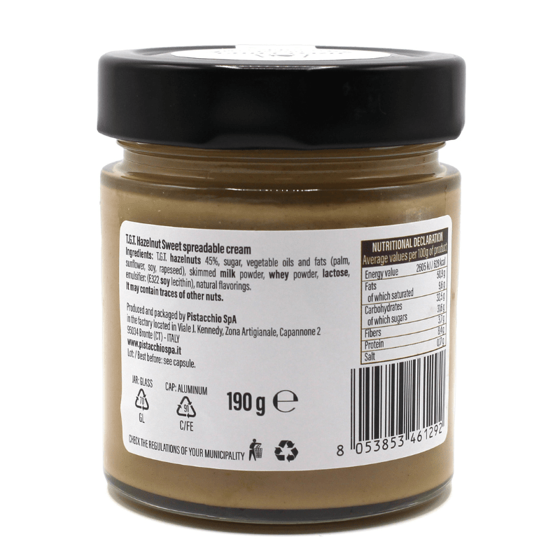 Marullo Sicilian Hazelnut Cream Spread, 6.7 oz Pantry Marullo