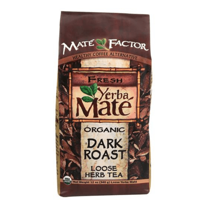 Mate Factor Dark Roast Organic Loose Yerba Mate, 12 oz Coffee & Beverages Mate Factor