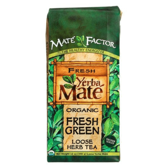 Mate Factor Fresh Green Organic Loose Yerba Mate, 12 oz Coffee & Beverages Mate Factor