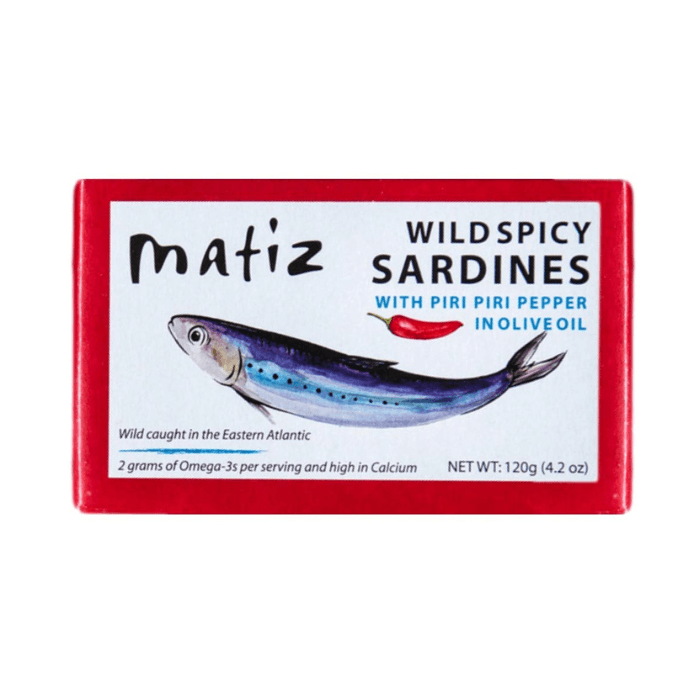 Matiz Gallego Wild Spicy Sardines in Olive Oil, 4.2 oz Seafood Matiz