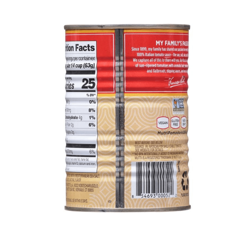 Mutti Basil and Oregano Pizza Sauce, 14 oz Sauces & Condiments Mutti