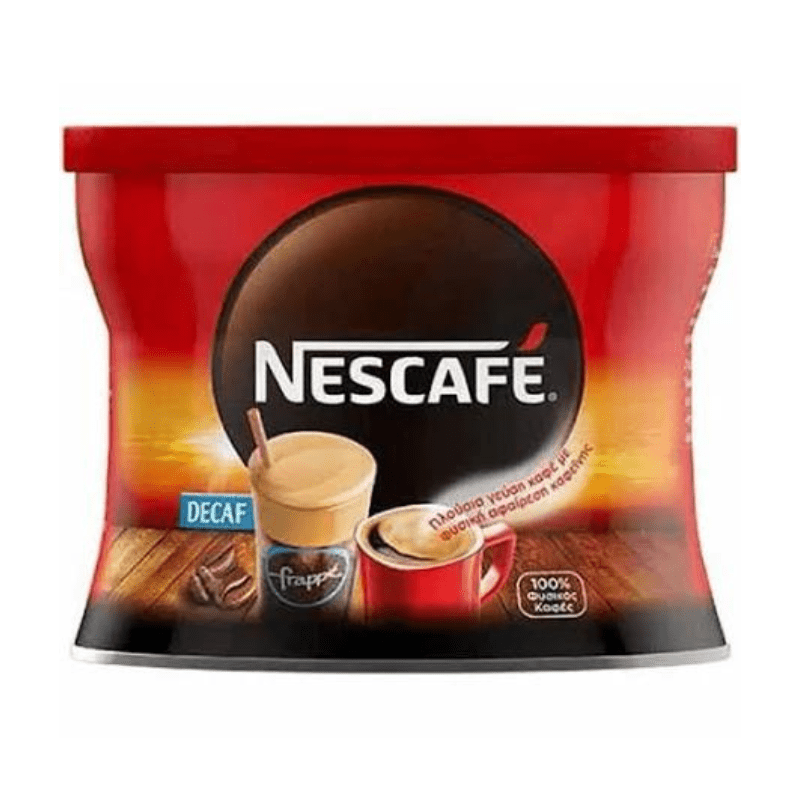 Nescafe Classic Decaf Instant Greek Coffee, 100gr Coffee Nescafe