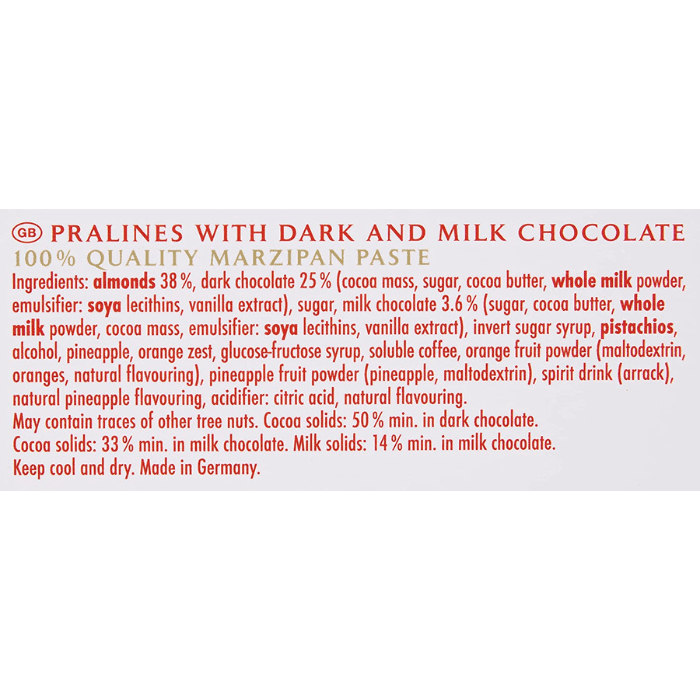 Niederegger Classic Marzipans Variety Gift Box, 10.5 oz Sweets & Snacks Niederegger