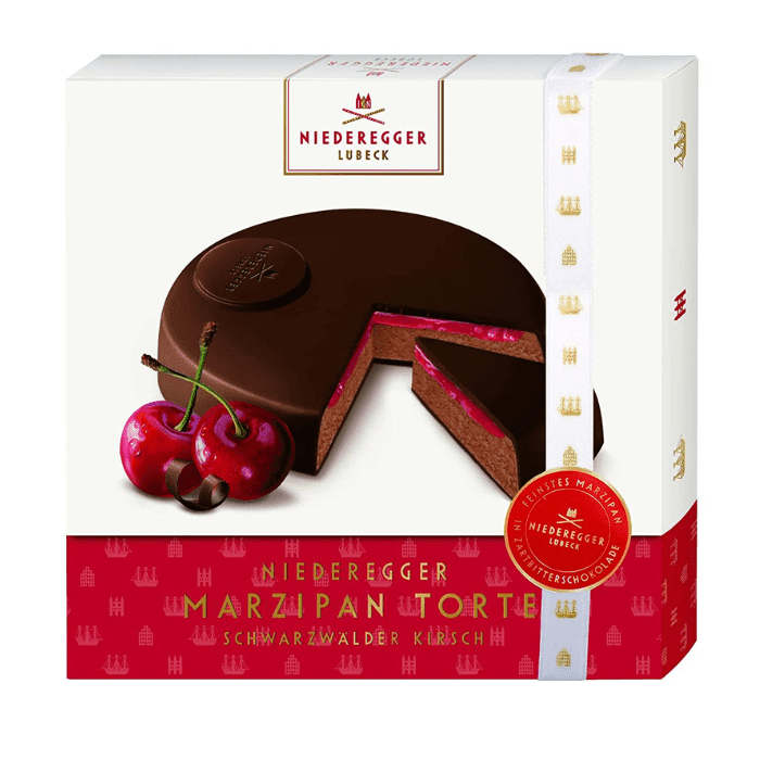 Niederegger Marzipan Black Forest Torte, 6.5 oz Sweets & Snacks Niederegger