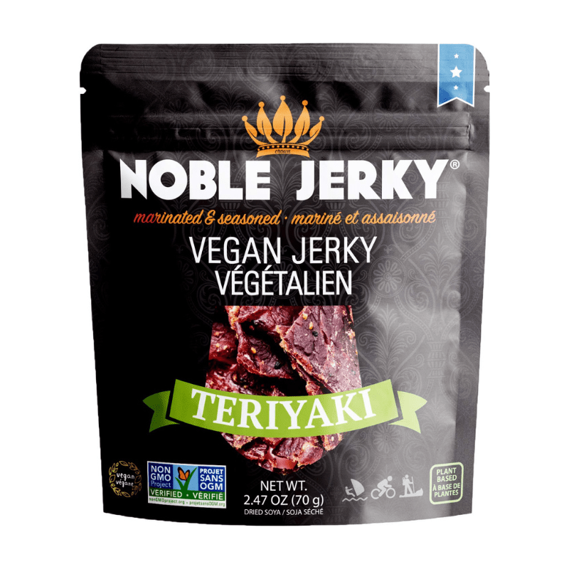 Noble Vegan Jerky Teriyaki, 2.47 oz Sweets & Snacks Noble