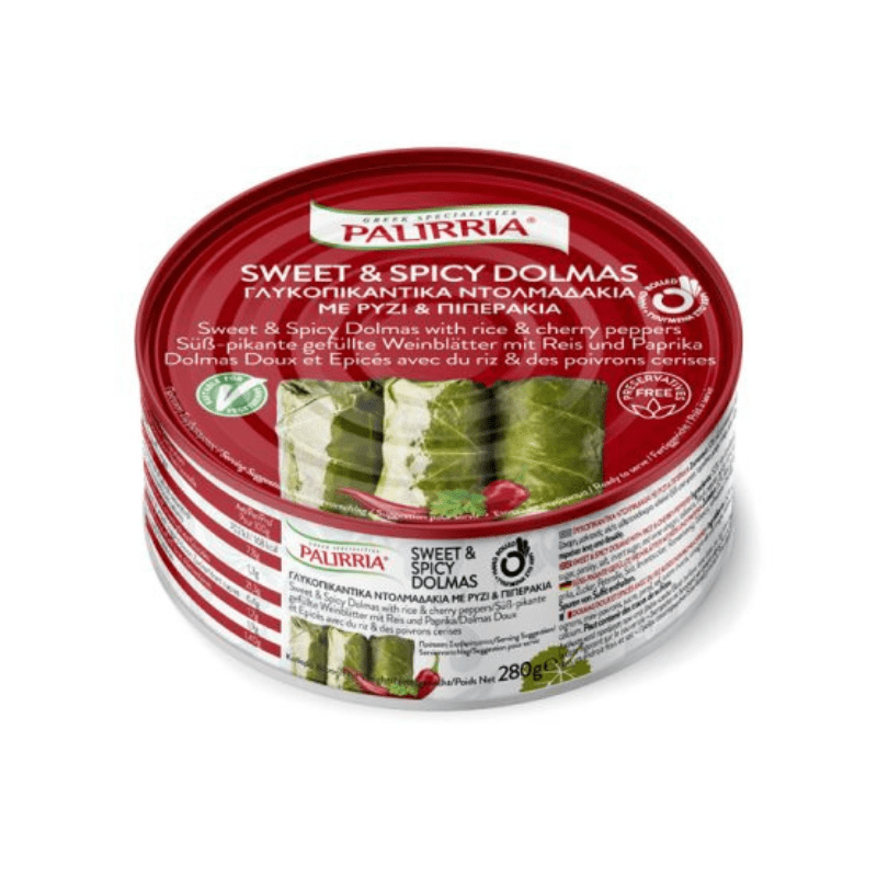 Palirria Sweet & Spicy Stuffed Vine Leaves, 10 oz Pantry Palirria