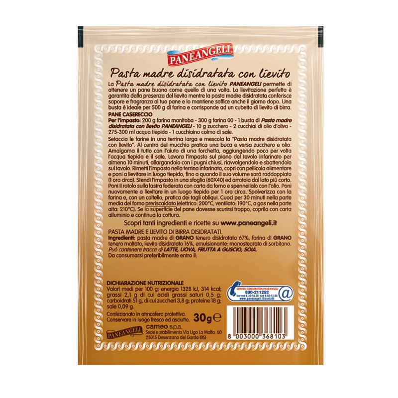 Paneangeli Pasta Madre Disidratata Con Lievito, 1.05 oz Pantry Paneangeli