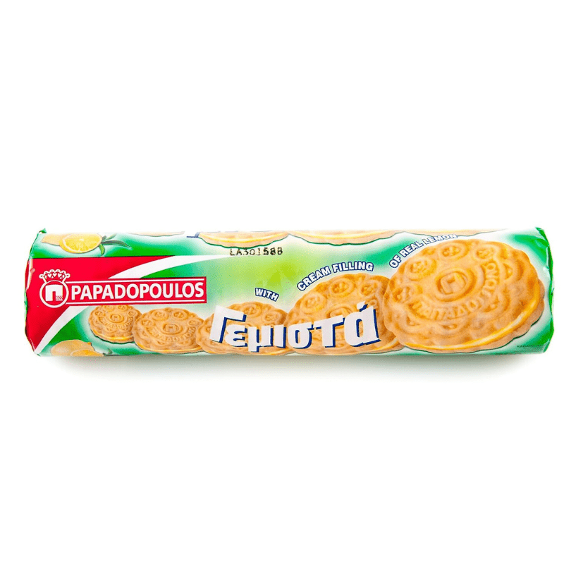 Papadopoulos Lemon Cream Cookies, 200gr Sweets & Snacks Papadopoulos