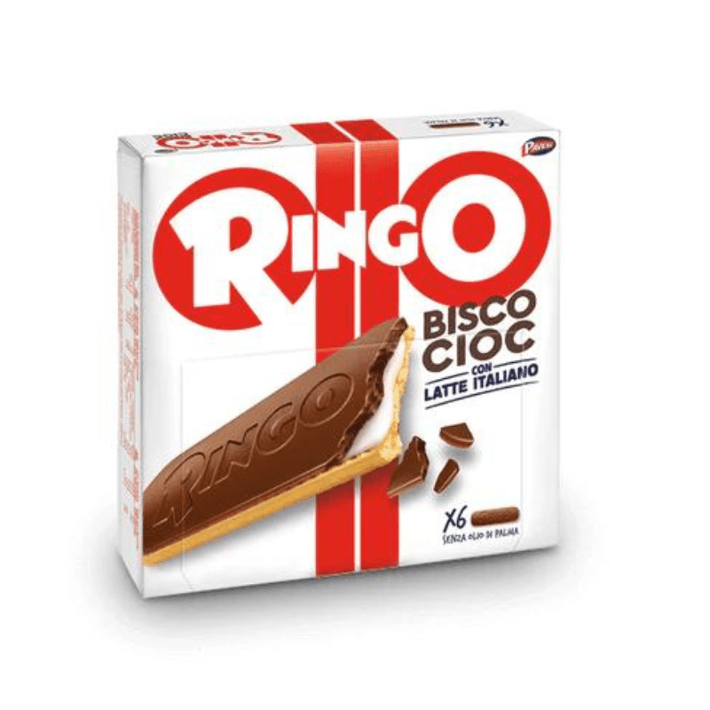 Pavesi Ringo Bisco Cioc Latte Biscuits, 6 Count Sweets & Snacks Pavesi