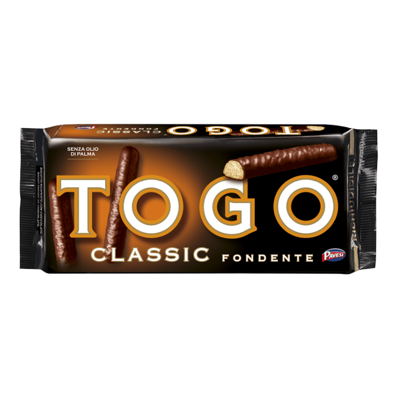 Pavesi Togo Classic Fondente Dark Chocolate Covered Cookies, 4.2 oz Sweets & Snacks Pavesi