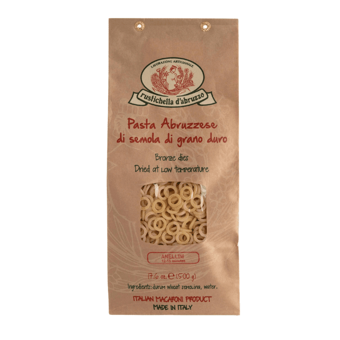 Rustichella D'Abruzzo Anellini, 17.6 oz Pasta & Dry Goods Rustichella D'Abruzzo