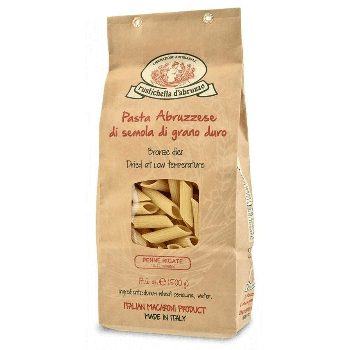 Rustichella D'Abruzzo Penne Rigate, 17.6 oz Pasta & Dry Goods Rustichella D'Abruzzo
