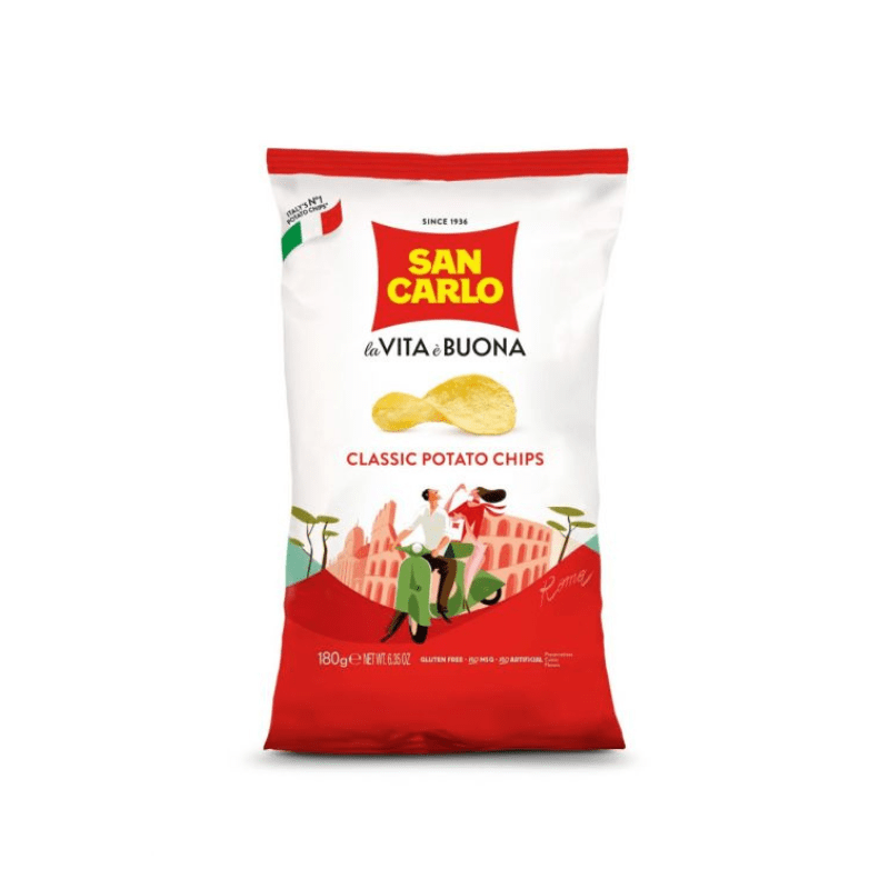 San Carlo Classic Italian Potato Chips, 6.35 oz Sweets & Snacks San Carlo