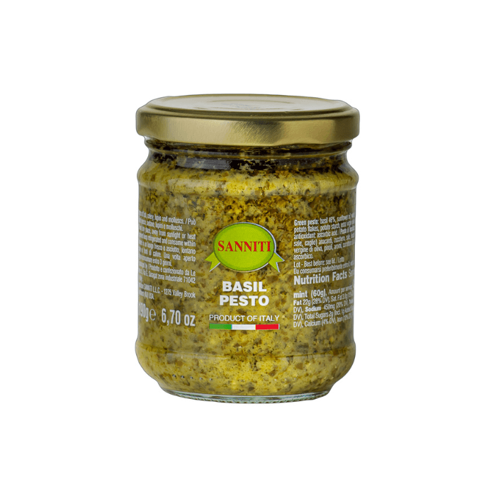 Sanniti Basil Pesto, 6.7 oz Sauces & Condiments Sanniti