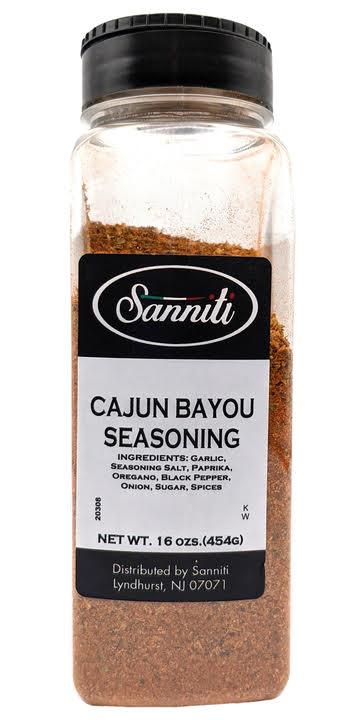 Sanniti Cajun Bayou Seasoning, 16 oz (454 g) Pantry Sanniti