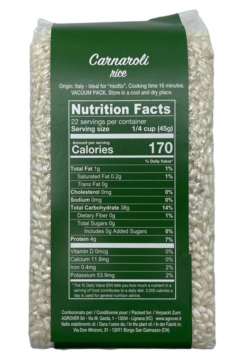 Sanniti Carnaroli Rice, 35 oz (1 kg) Pasta & Dry Goods Sanniti