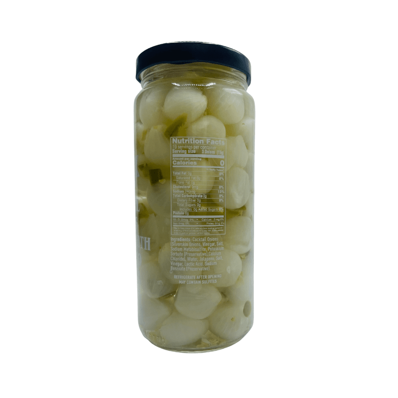 Sanniti Cocktail Onions Stuffed Jalapeno, 16 oz Fruits & Veggies Sanniti