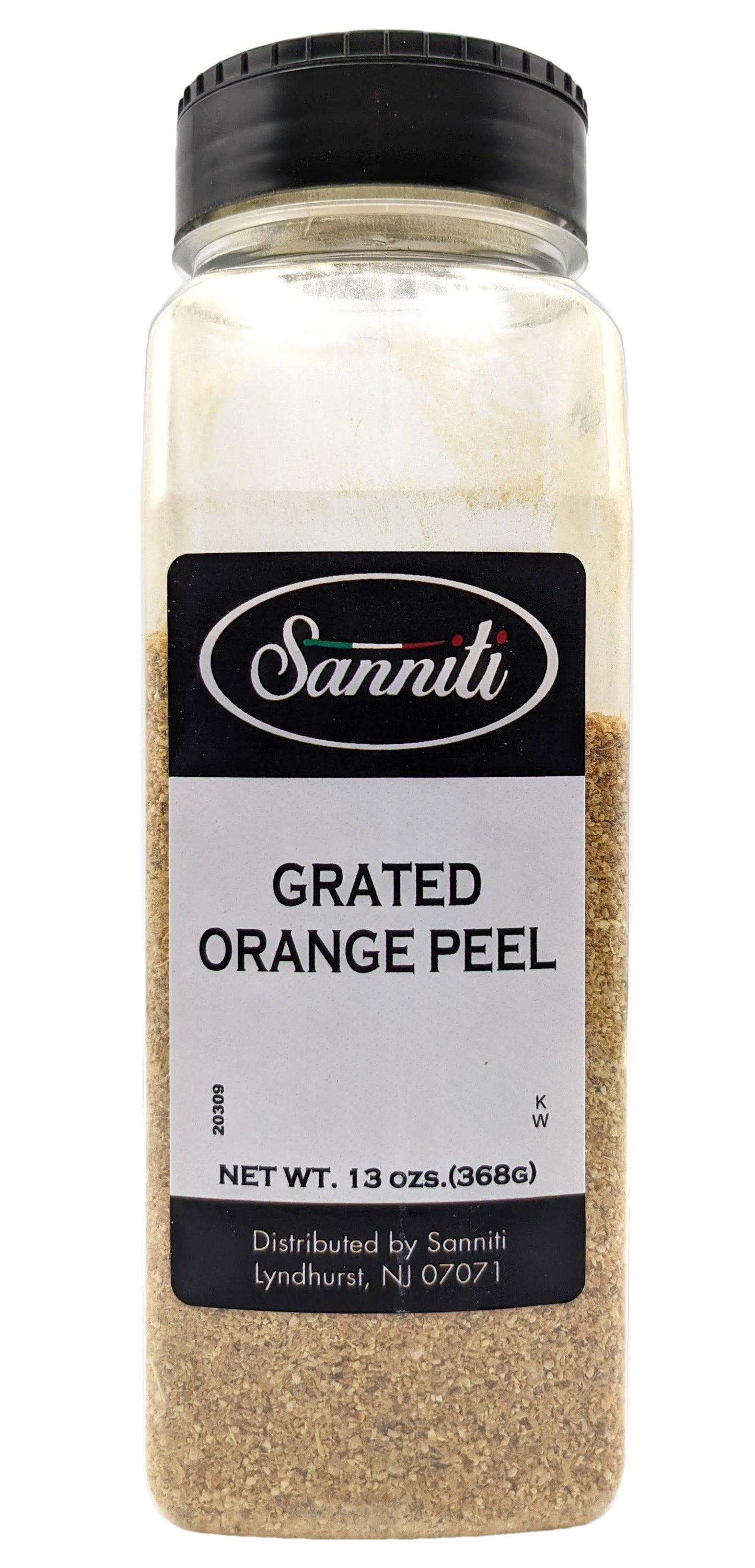 Sanniti Grated Orange Peel, 13 oz (368 g) Pantry Sanniti
