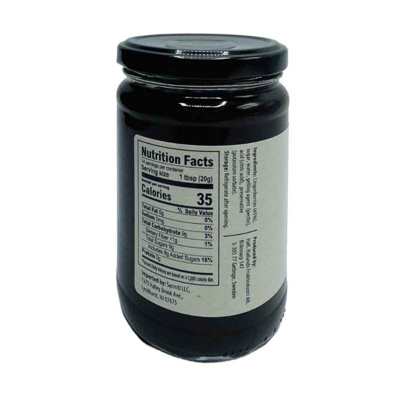 Sanniti Lingonberries Fruit Jam, 14.1 oz Pantry Sanniti