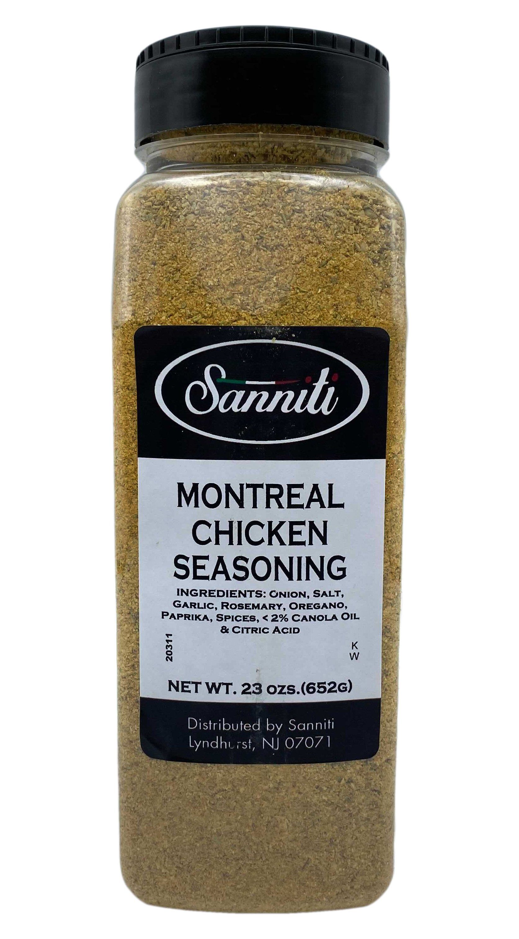 Sanniti Montreal Chicken Seasoning, 23 oz (652 g) Pantry Sanniti