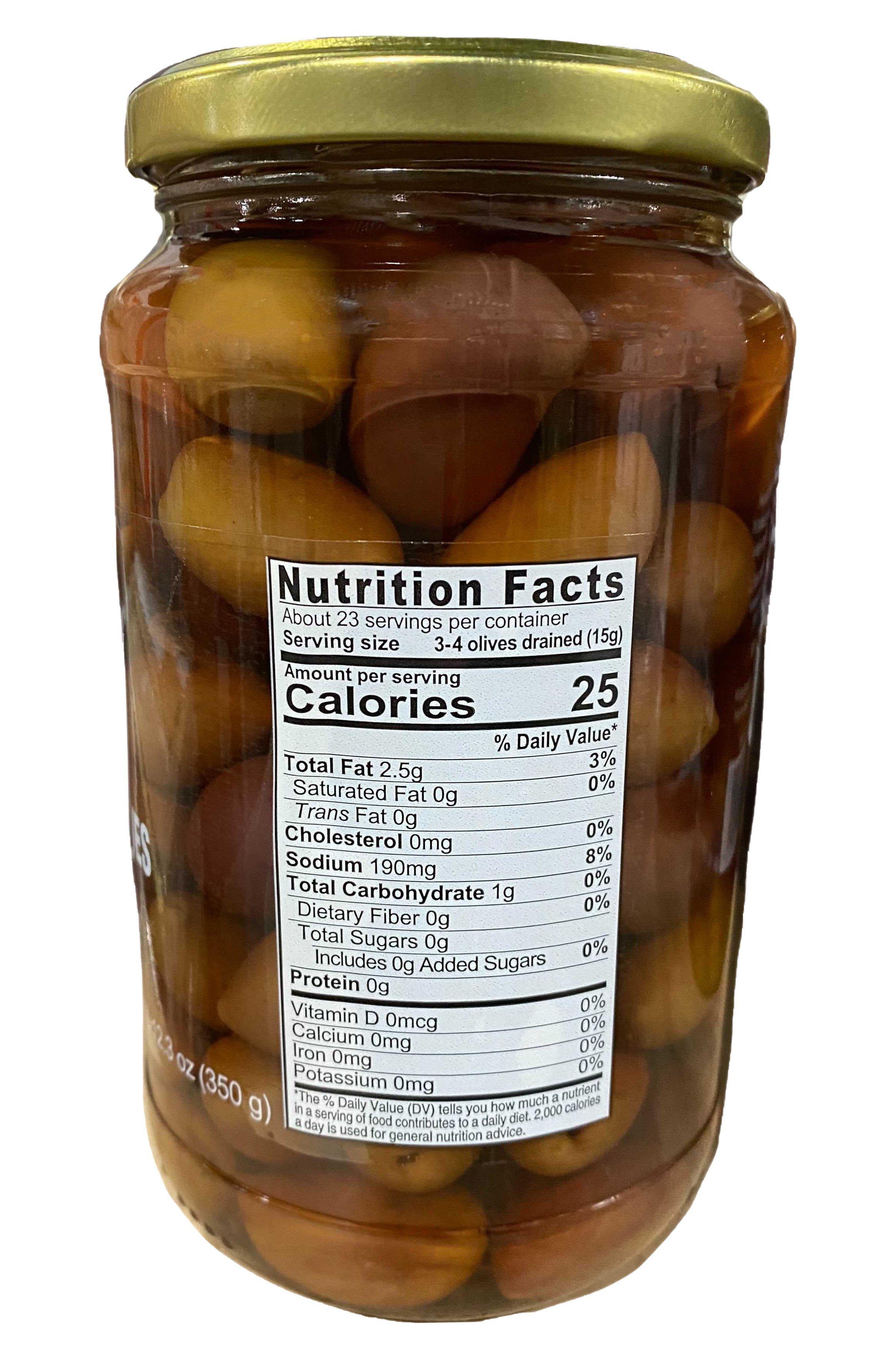 Sanniti Pitted Kalamata Olives, 19.4 oz (550 g) Olives & Capers Sanniti