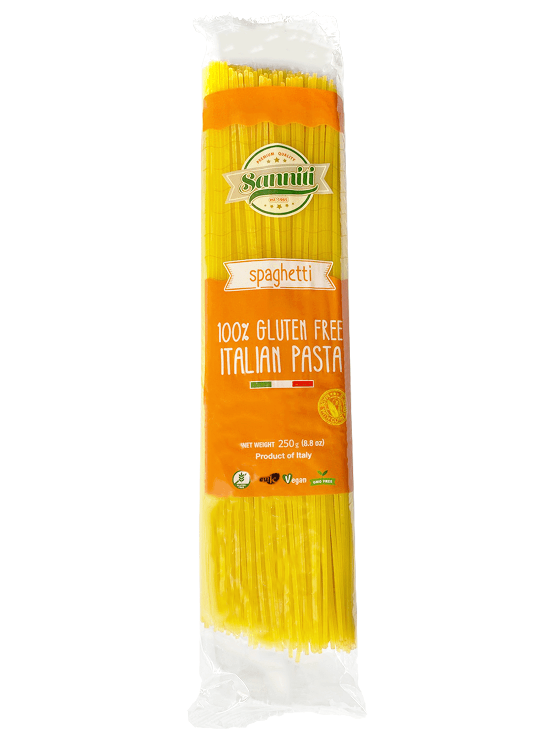 Sanniti Spaghetti Gluten Free Pasta, 8.8 oz Pasta & Dry Goods Sanniti