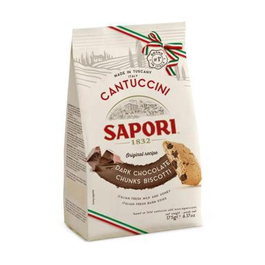 Sapori Cantuccini Dark Chocolate Chunks Biscotti, 6 oz (175g) Sweets & Snacks Sapori