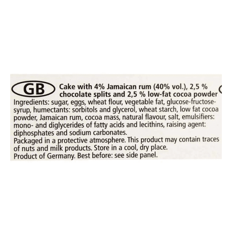 Schluender Jamaica Rum Cake, 14 oz Schlünder