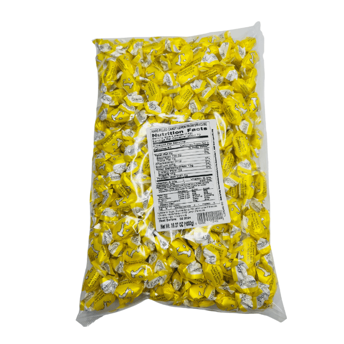 Serra Hard Filled Candy with Lemon from Siracuse, 2.2 Lbs Sweets & Snacks Serra