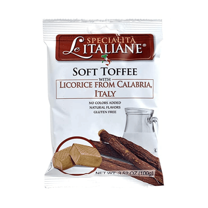 Serra Soft Toffee Licorice from Calabria, 3.52 oz Sweets & Snacks Serra