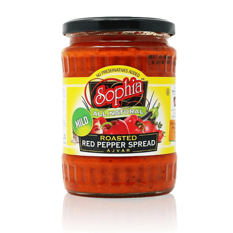 Sophia Mild Ajvar Red Pepper Spread, 19 oz Sauces & Condiments Sophia