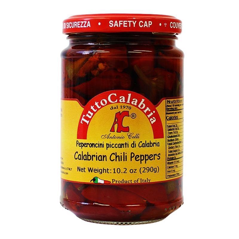 Tutto Calabria Hot Long Chili Peppers, 10.2 oz (290 g) Fruits & Veggies Tutto Calabria