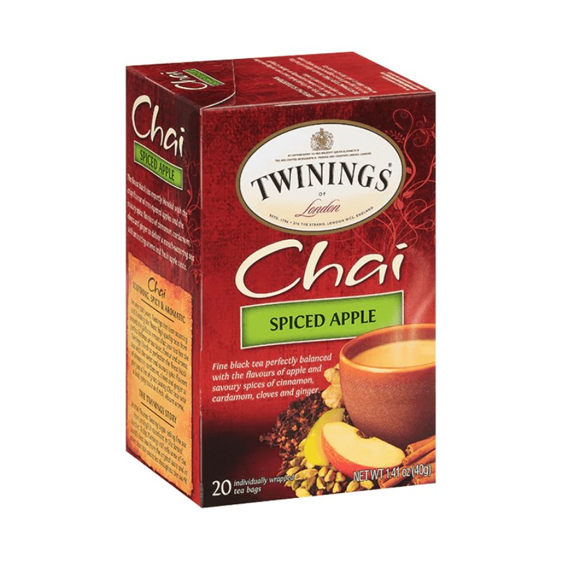 Twinings Spiced Apple Chai Tea, 20 Count Coffee & Beverages Twinings