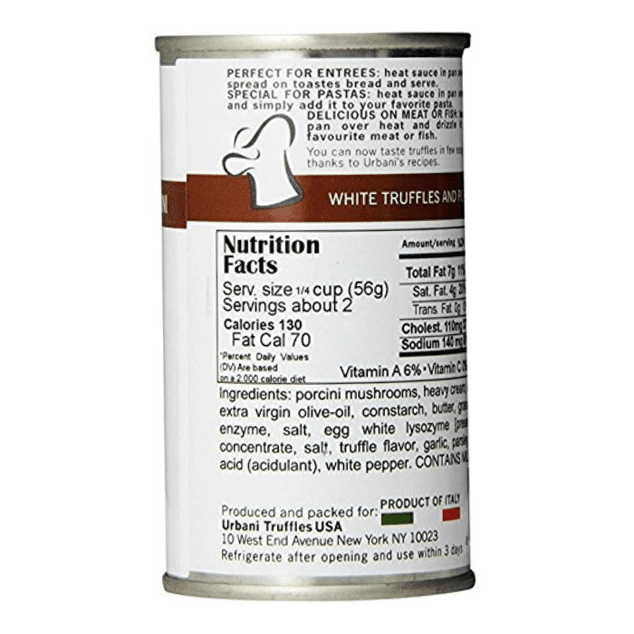 Urbani Truffle Thrills White Truffles & Porcini Sauce, 6.4 oz Sauces & Condiments Urbani