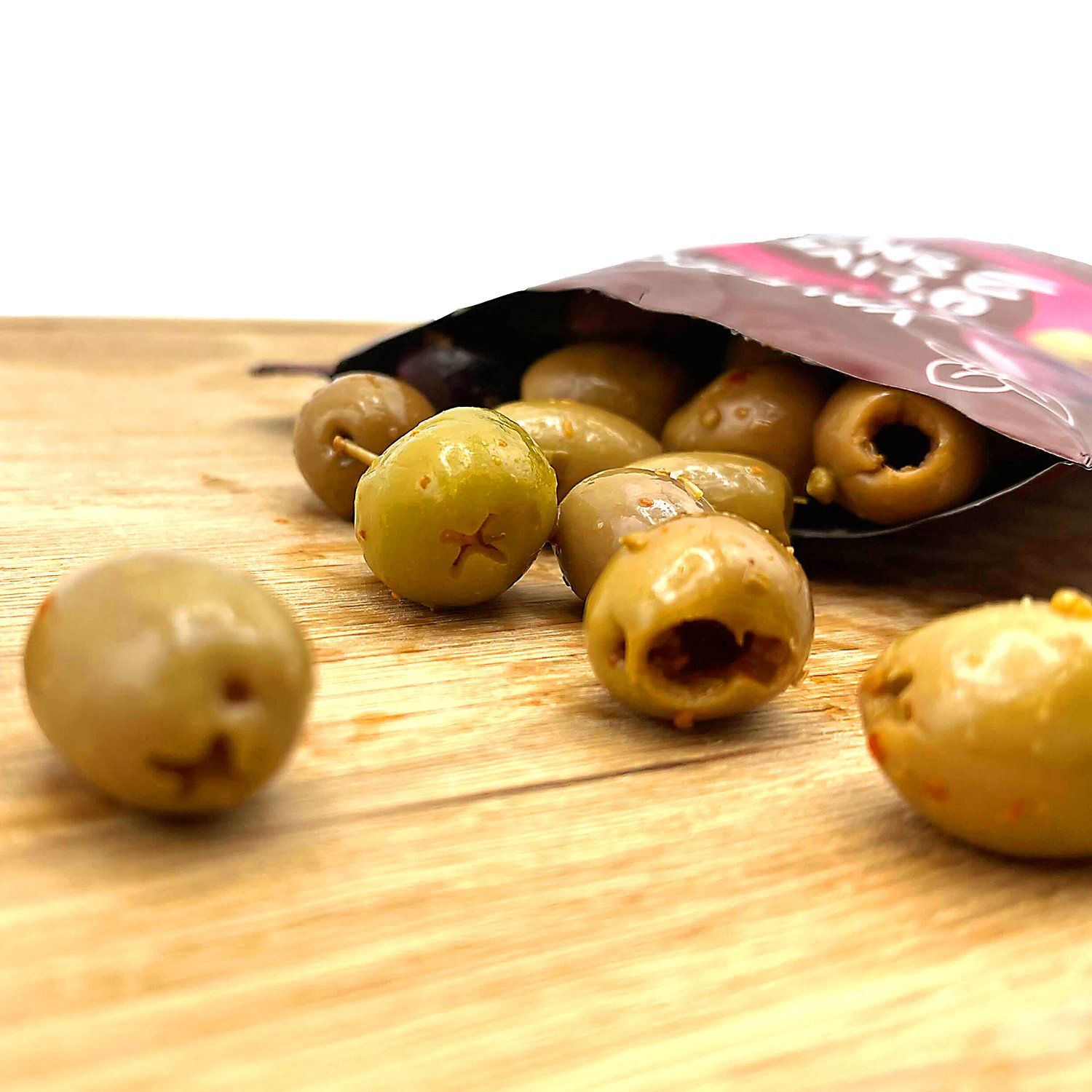 Valesco Chili Pepper and Herbs Pitted Mixed O'lives 2 Snack, 3 oz Olives & Capers Valesco