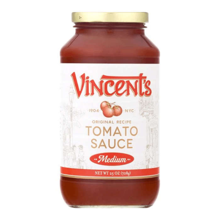Vincent's Original Tomato Sauce Medium, 16 oz Sauces & Condiments Vincent's