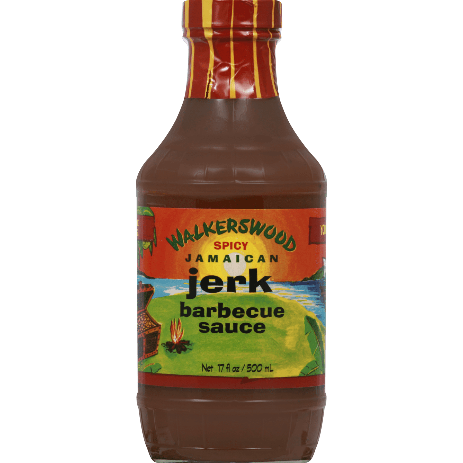 Walkerswood Spicy Jamaican Jerk Barbecue Sauce, 17 oz Sauces & Condiments Walkerswood