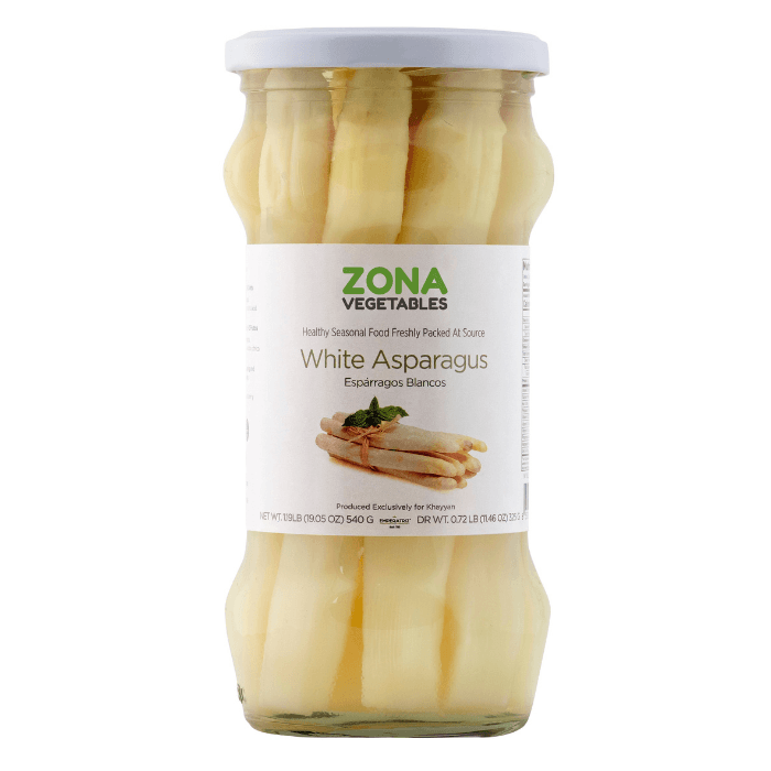 Zona Premium White Asparagus, 19 oz Fruits & Veggies Zona