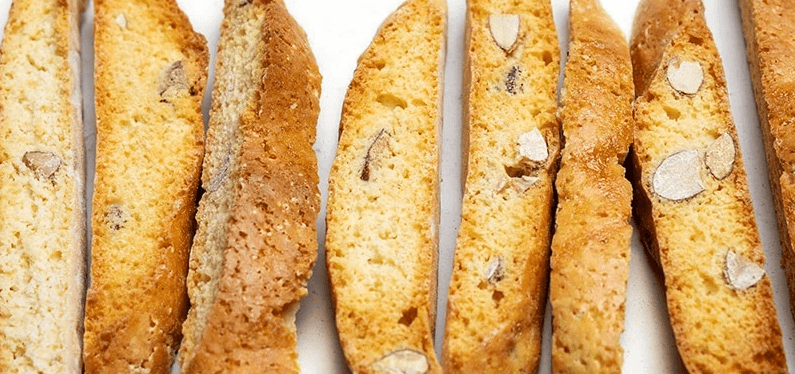 Almond biscotti Italian cookies