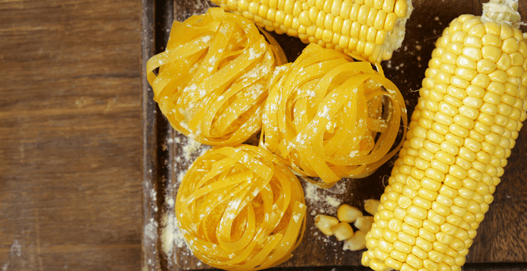 Corn flour gluten-free pasta