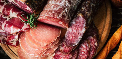 Italian meats like prosciutto, guanciale and soppressata