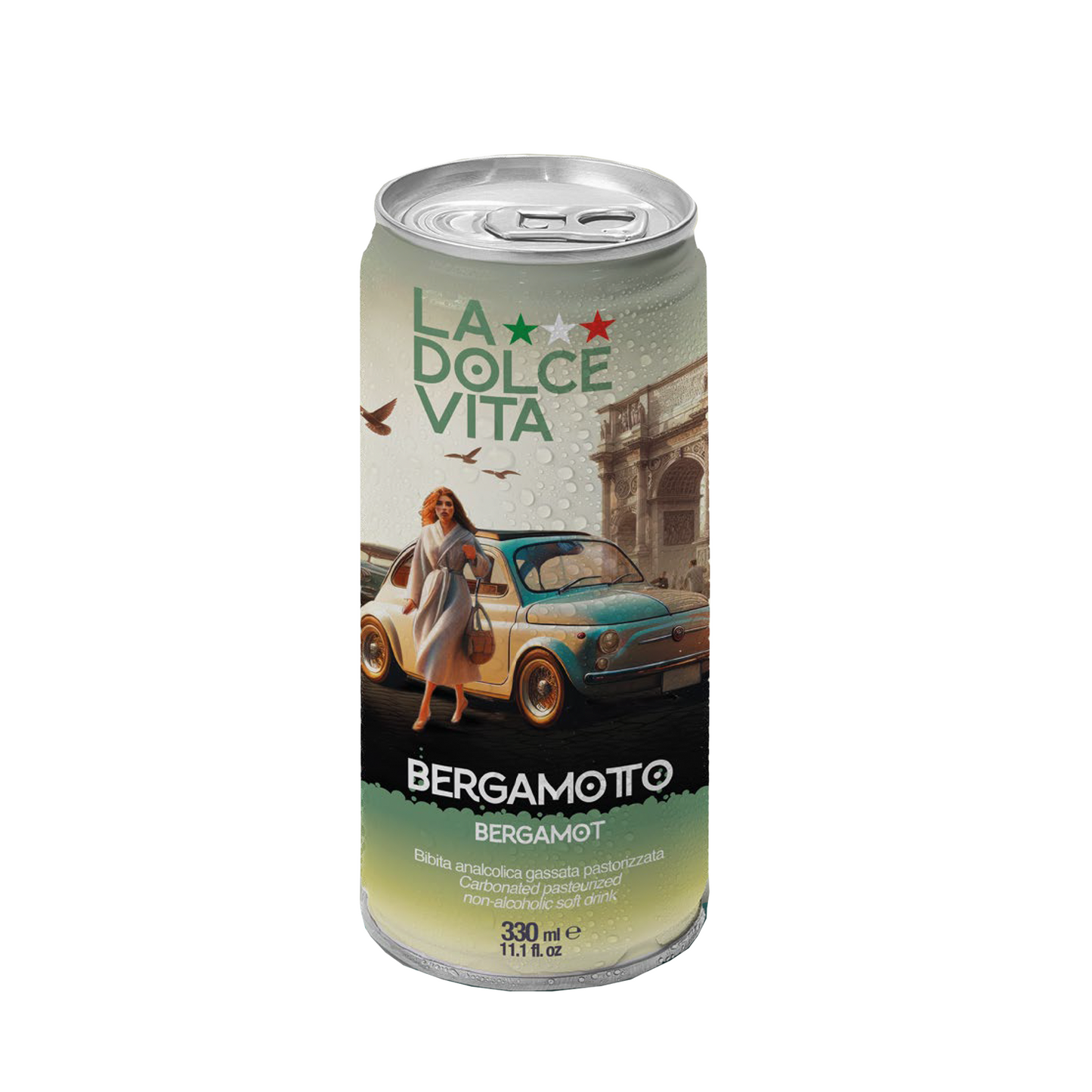 La Dolce Vita Bergamotto Soda, [Pack of 24]