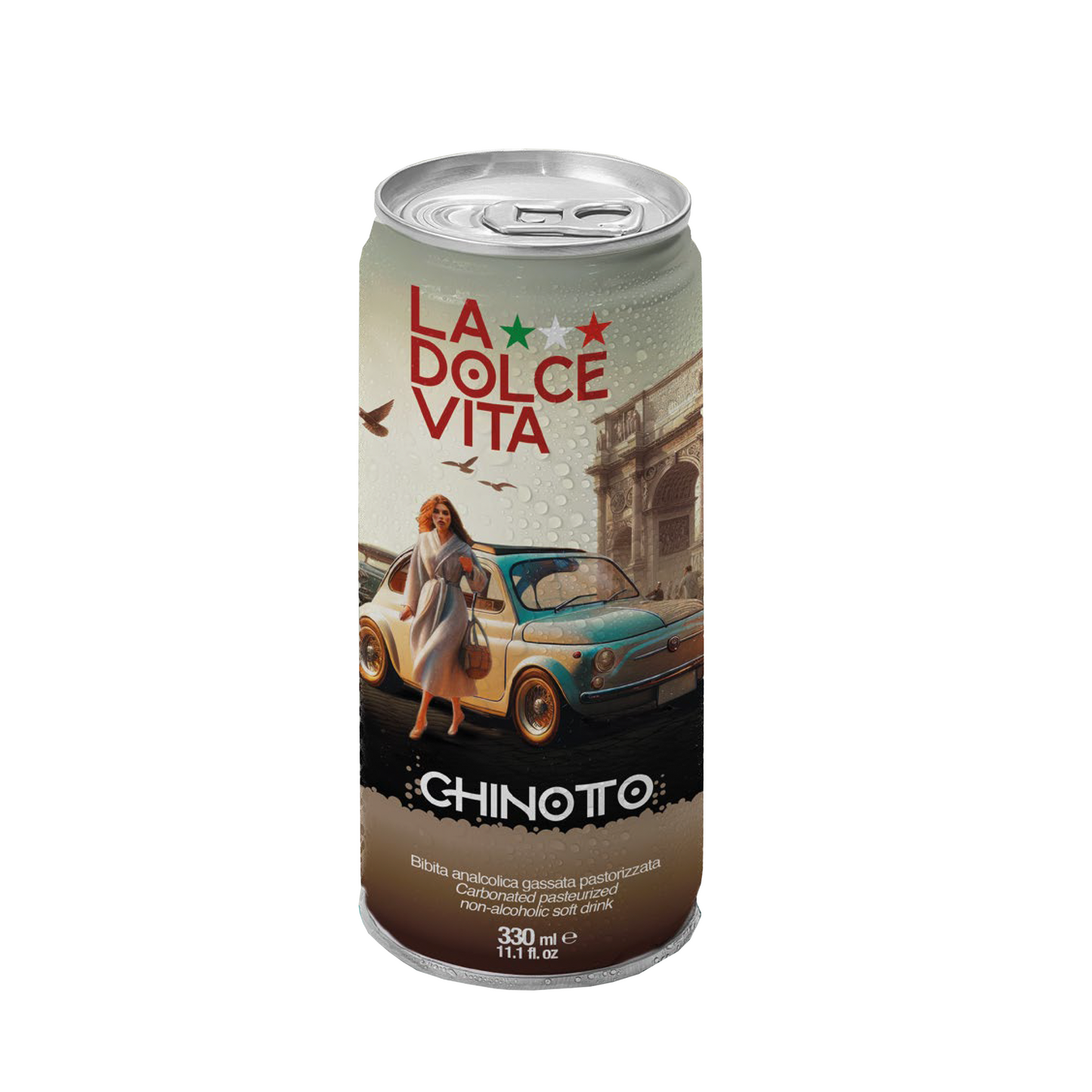 La Dolce Vita Chinotto Soda, Pack of 4 [6 Packs per case]