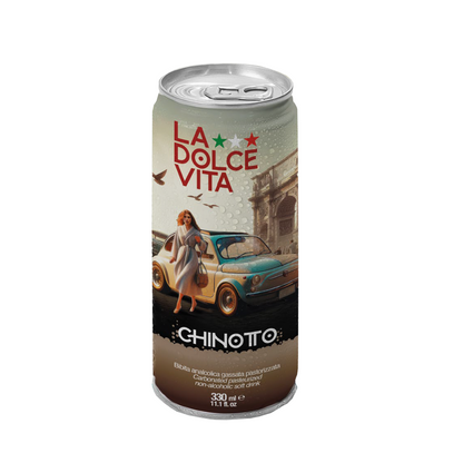 La Dolce Vita Chinotto Soda, Pack of 4 [6 Packs per case]